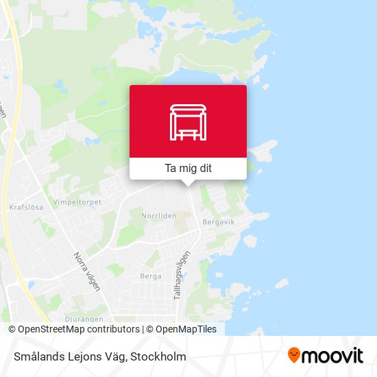 Smålands Lejons Väg karta