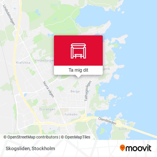 Skogsliden karta