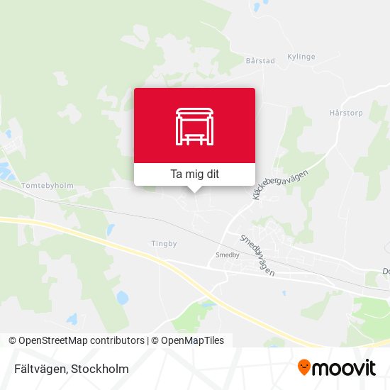 Fältvägen karta