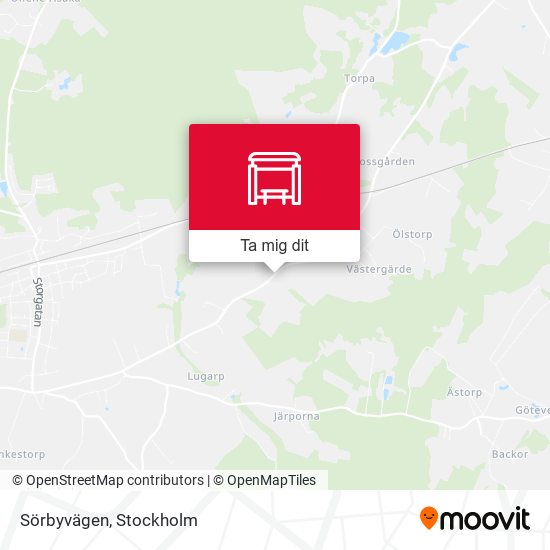 Sörbyvägen karta