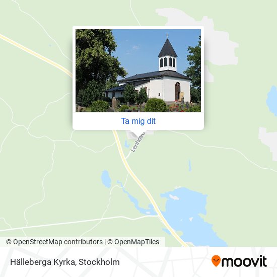 Hälleberga Kyrka karta