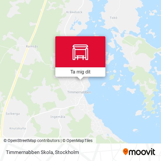 Timmernabben Skola karta