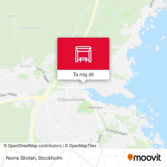 Norra Skolan karta