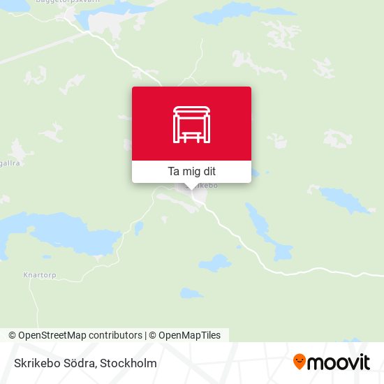 Skrikebo Södra karta