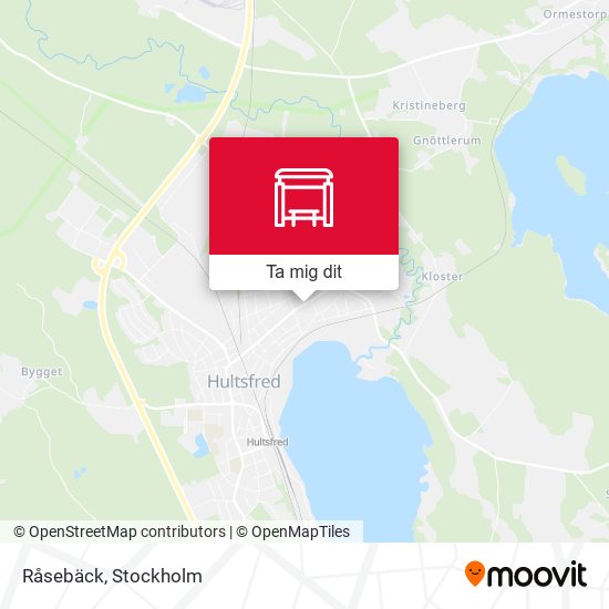 Råsebäck karta