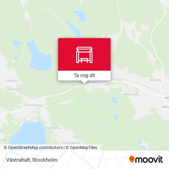 Västrahult karta