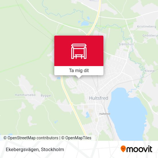 Ekebergsvägen karta