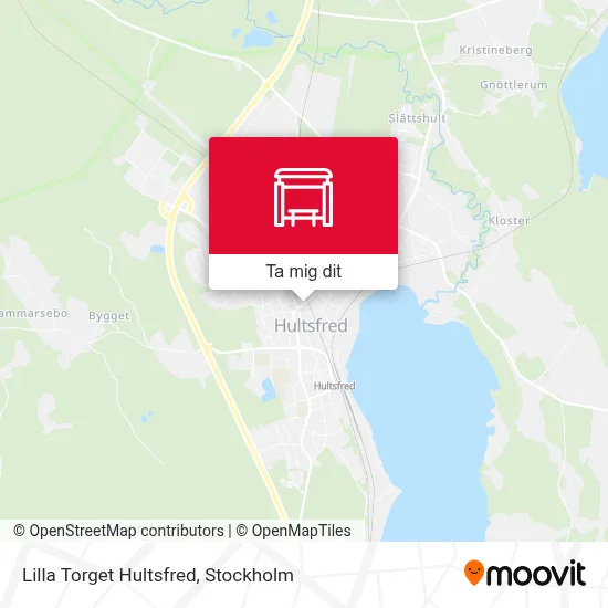 Lilla Torget Hultsfred karta