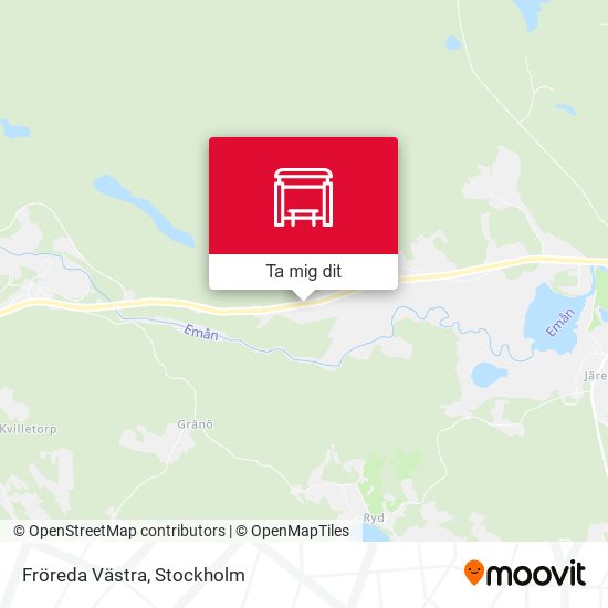 Fröreda Västra karta