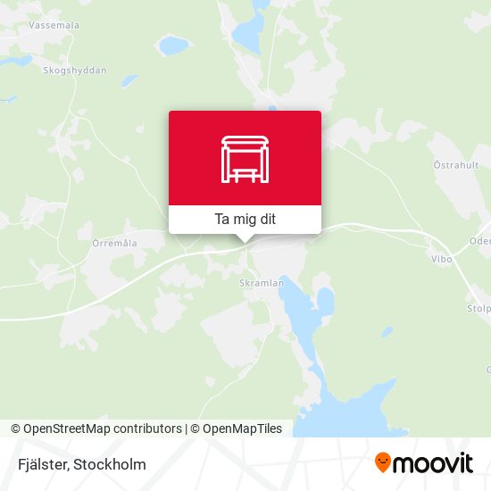 Fjälster karta