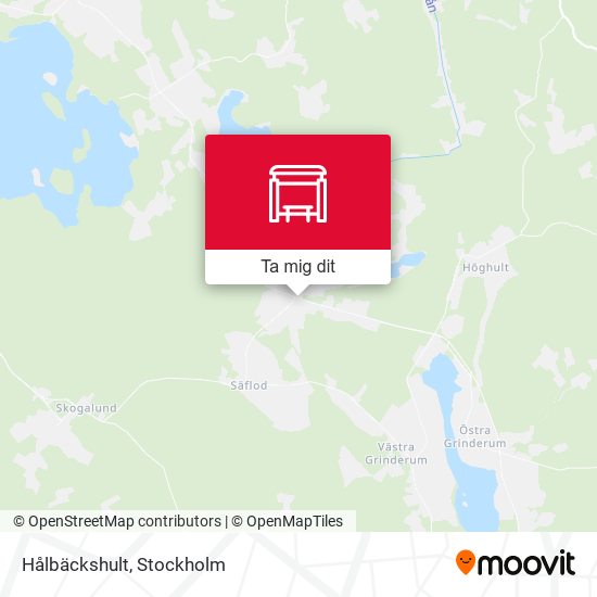 Hålbäckshult karta