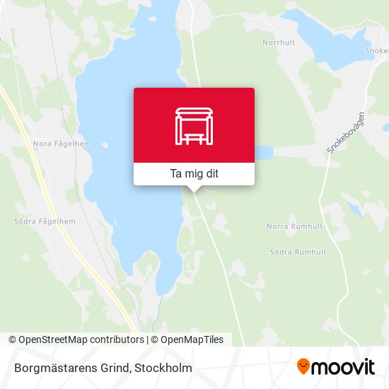 Borgmästarens Grind karta