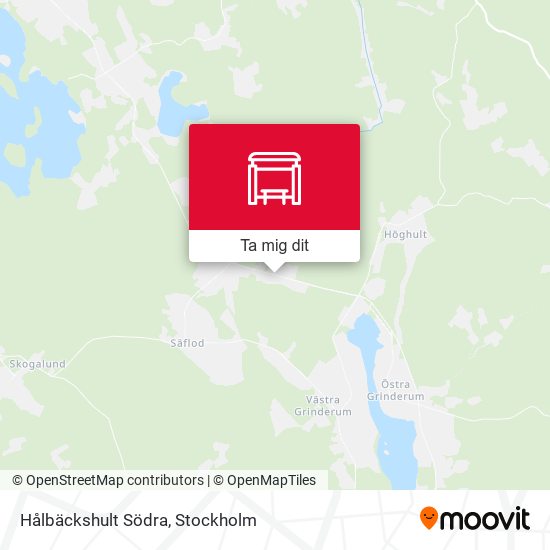 Hålbäckshult Södra karta