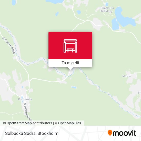 Solbacka Södra karta