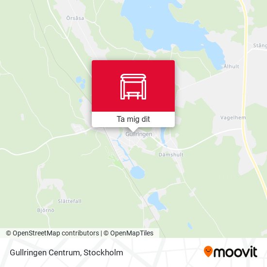 Gullringen Centrum karta