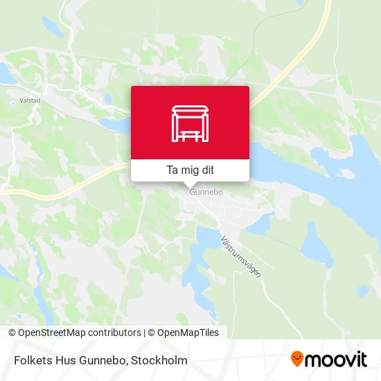 Folkets Hus Gunnebo karta