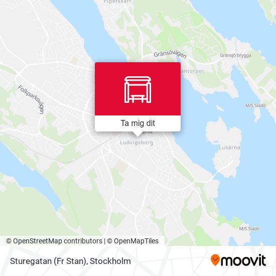 Sturegatan (Fr Stan) karta
