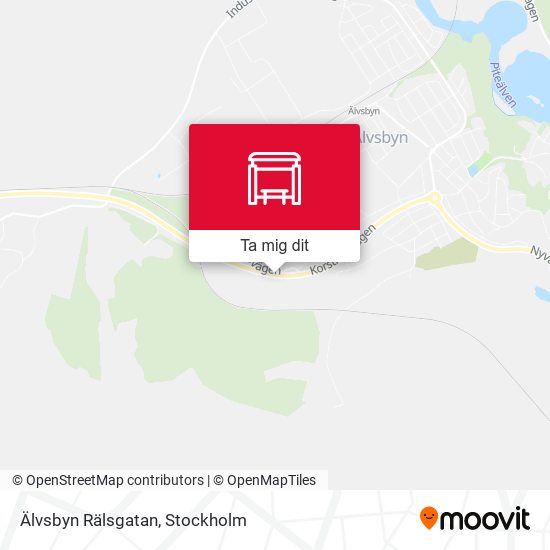 Älvsbyn Rälsgatan karta