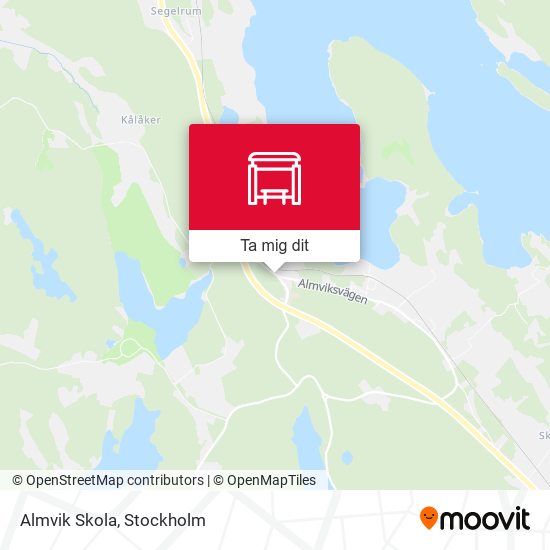 Almvik Skola karta