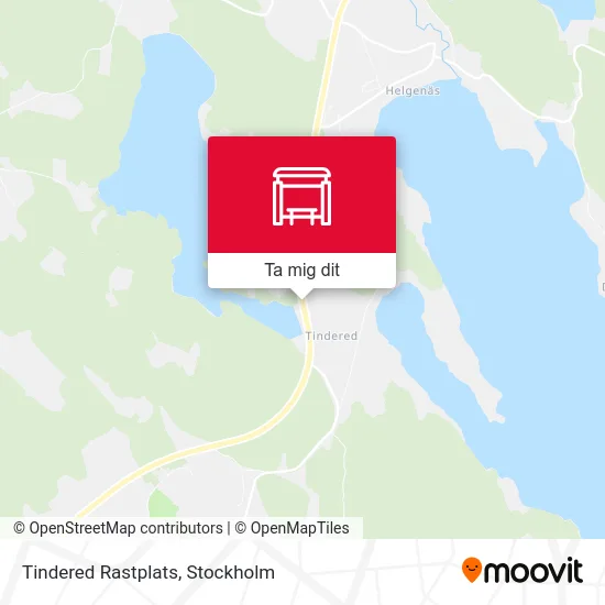 Tindered Rastplats karta