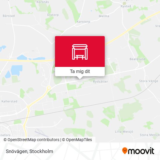 Snövägen karta