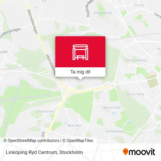 Linköping Ryd Centrum karta