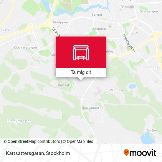 Kättsättersgatan karta