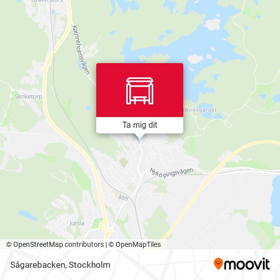 Sågarebacken karta