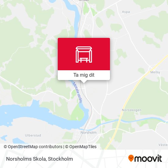 Norsholms Skola karta