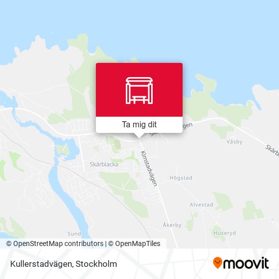 Kullerstadvägen karta