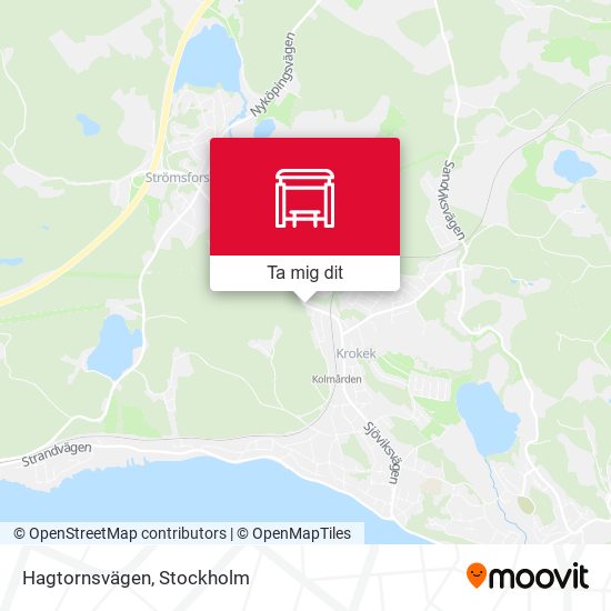 Hagtornsvägen karta