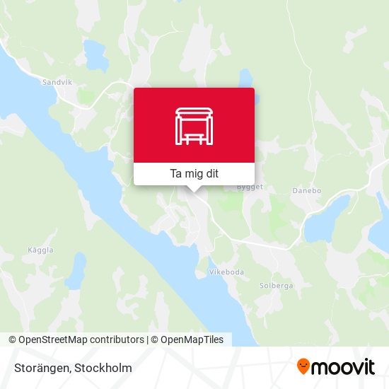 Storängen karta