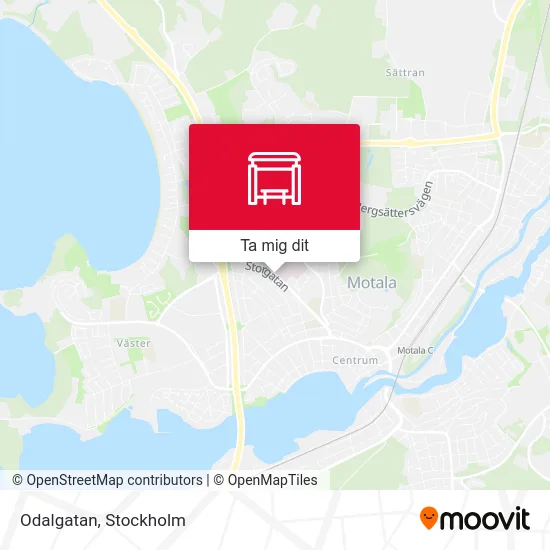Odalgatan karta