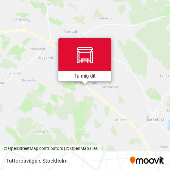 Tuttorpsvägen karta