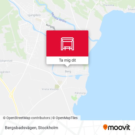 Bergsbadsvägen karta