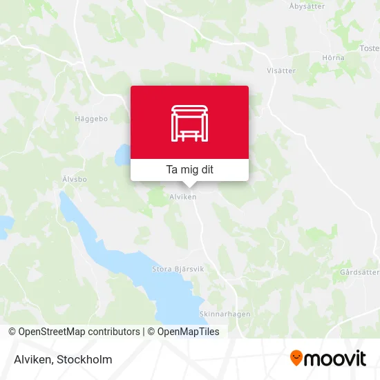 Alviken karta