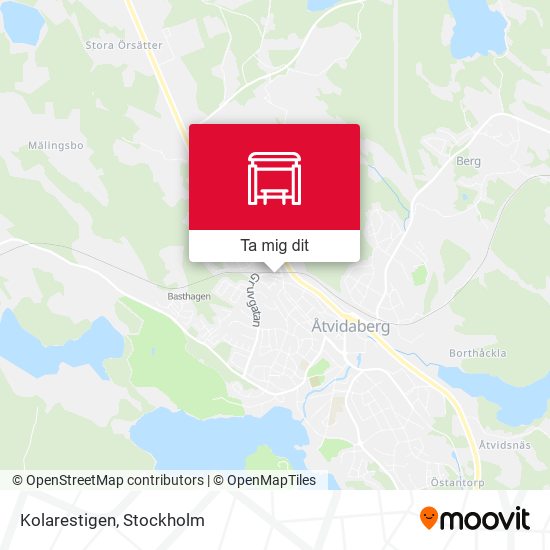 Kolarestigen karta