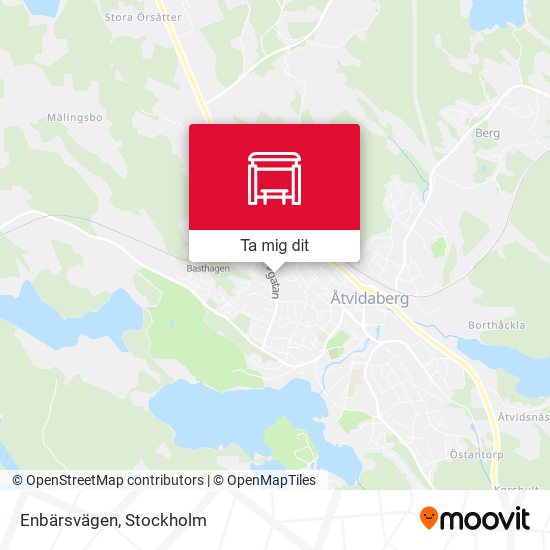 Enbärsvägen karta