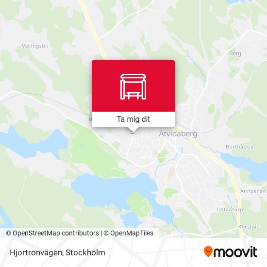 Hjortronvägen karta