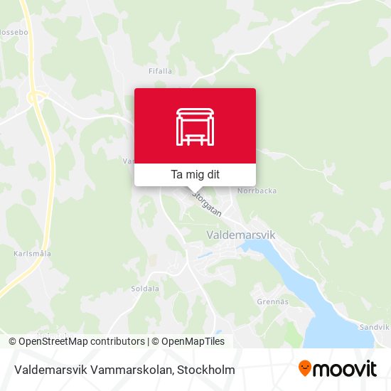 Valdemarsvik Vammarskolan karta