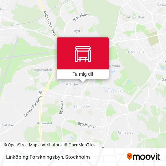 Linköping Forskningsbyn karta