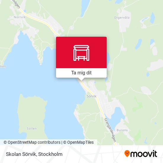 Skolan Sörvik karta