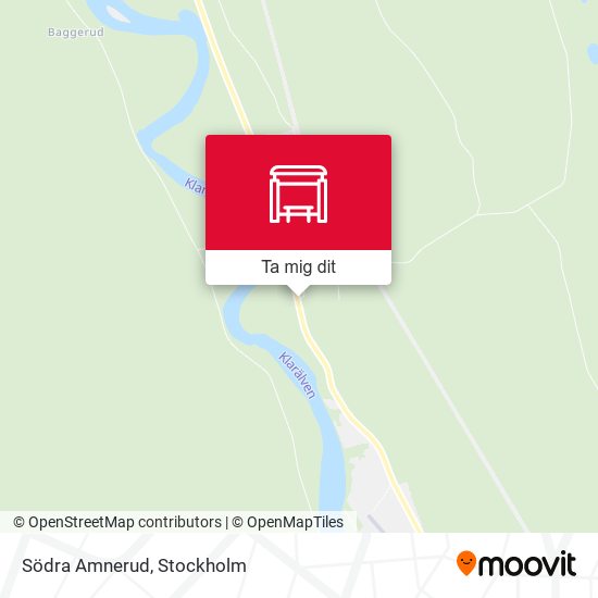 Södra Amnerud karta