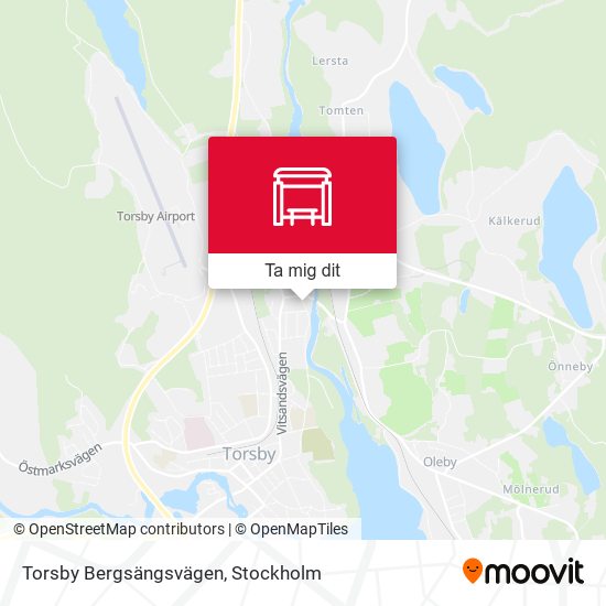Torsby Bergsängsvägen karta
