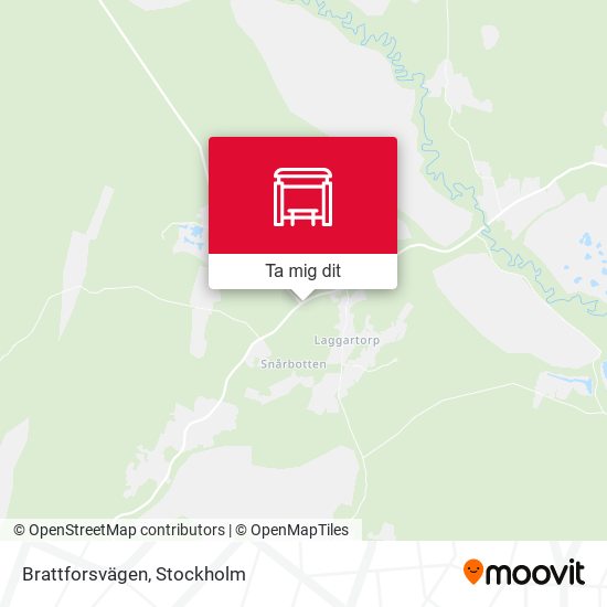 Brattforsvägen karta