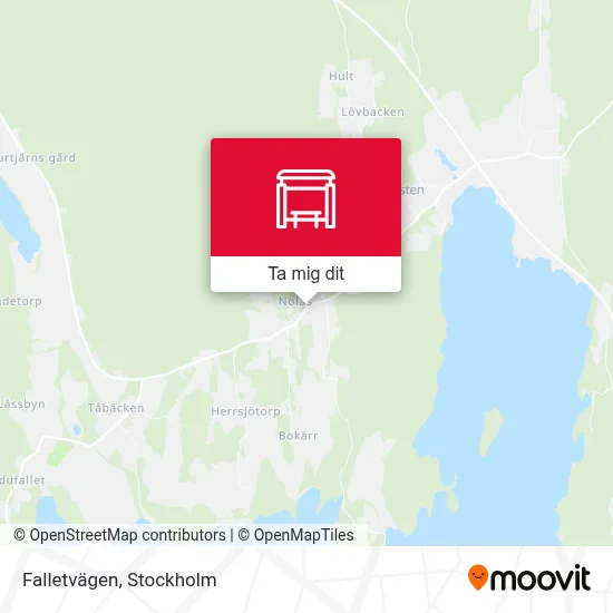 Falletvägen karta