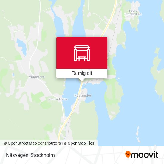 Näsvägen karta