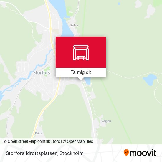 Storfors Idrottsplatsen karta