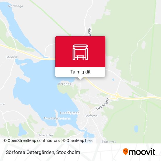 Sörforsa Östergården karta