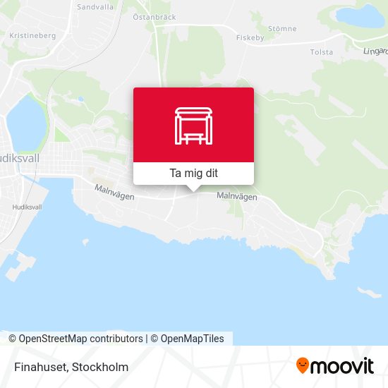 Finahuset karta